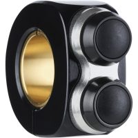 Styrknapp Mo. Switch Basic 2-knappars Aluminium Silver MOTOGADGET