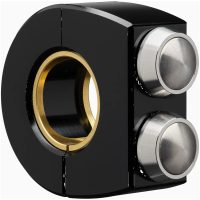 Styrknapp mo. Switch Plain 2-knappars Svart Aluminium MOTOGADGET