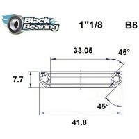 Styrlager BLACK BEARING