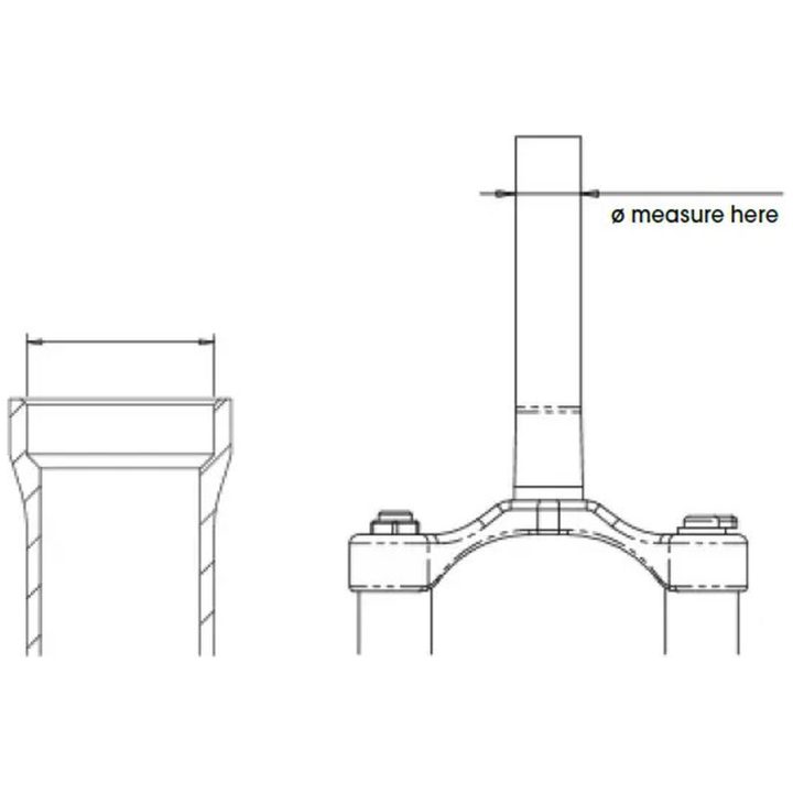 Styrlager Övre & Nedre Svart BLACK BEARING – bild 4