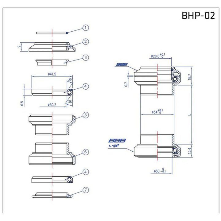Styrlager TurnAround Svart BBB – bild 2