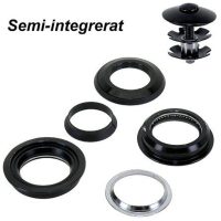 STYRLAGERSATS SEMI-INTEGRERAT 1 1/8" SVART FÖR AHEAD