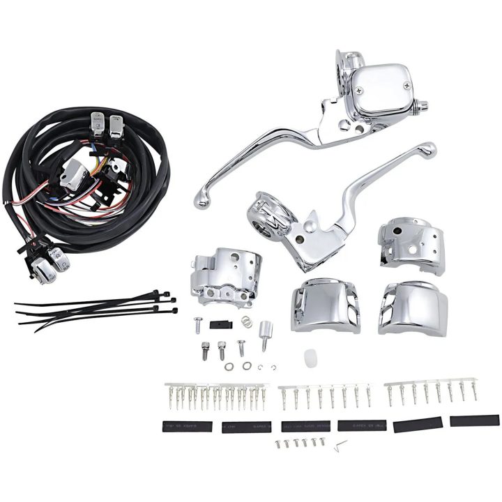 Styrreglagekit Mekanisk Koppling Krom DRAG SPECIALTIES – bild 3