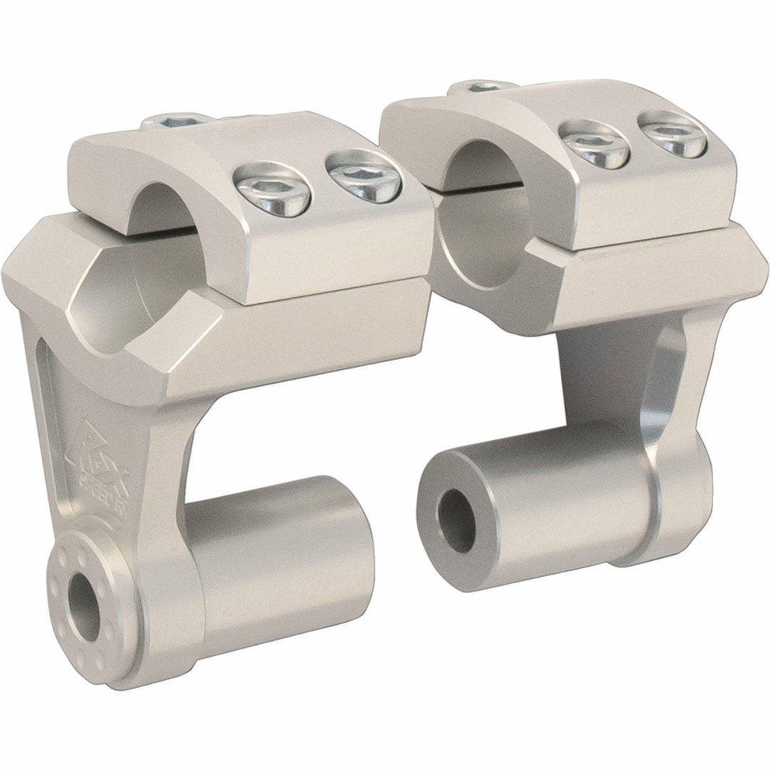 Styrriser Deluxe 2" För 7/8" Styren Silver Anodiserad ROX SPEED FX RISER DLX PVT 2 7/8 BAR