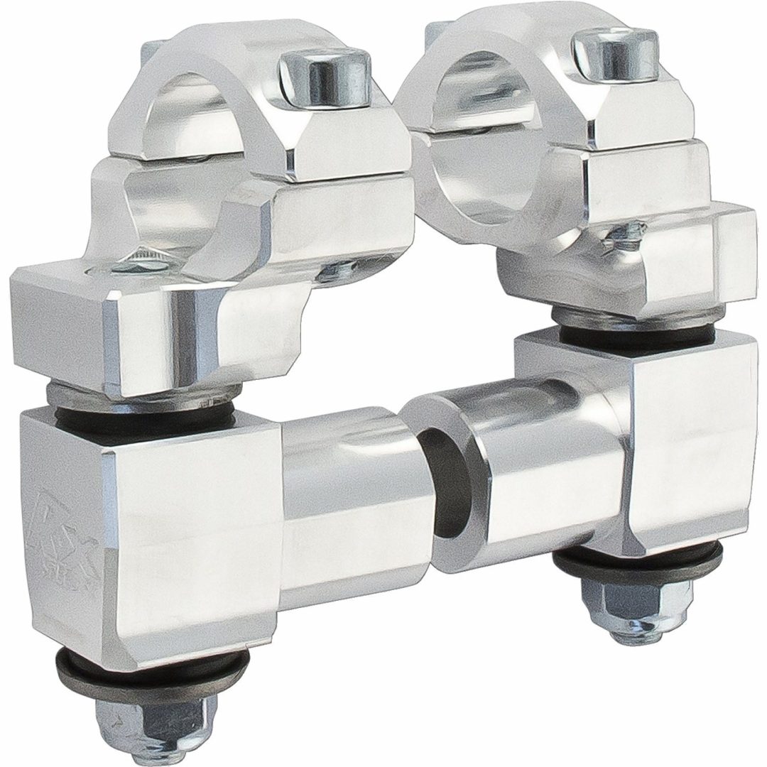 Styrriser Elite Anti-vibration 2" Pivoterande Silver/chrome ROX SPEED FX RISR ANTI VIBE 2 X 1-1/8