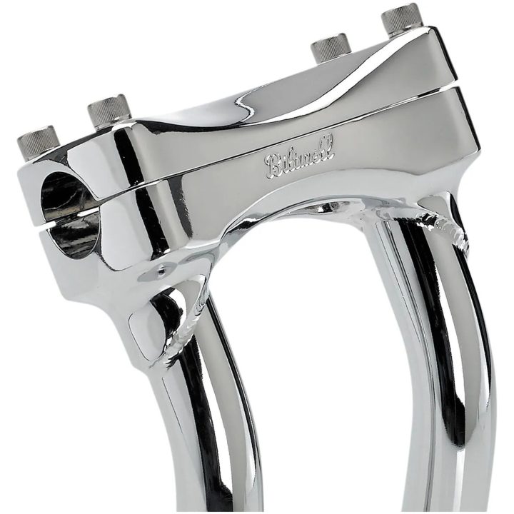 Styrriser Murdock Silver/chrome Pullback BILTWELL Styrhöjare – bild 4