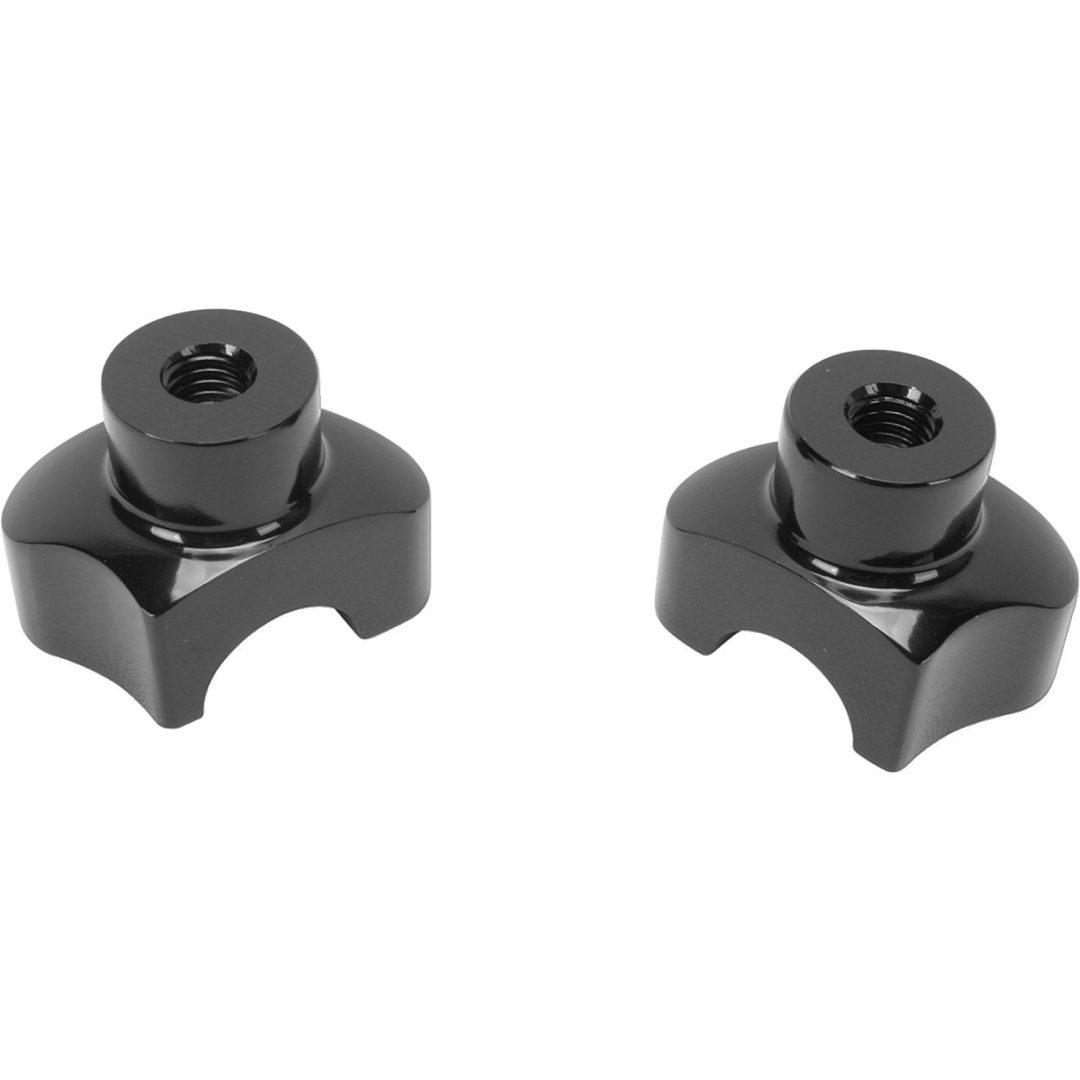 Styrriser Rak Svart Aluminium DRAG SPECIALTIES RISERS STRAIGHT 1.7" BLK