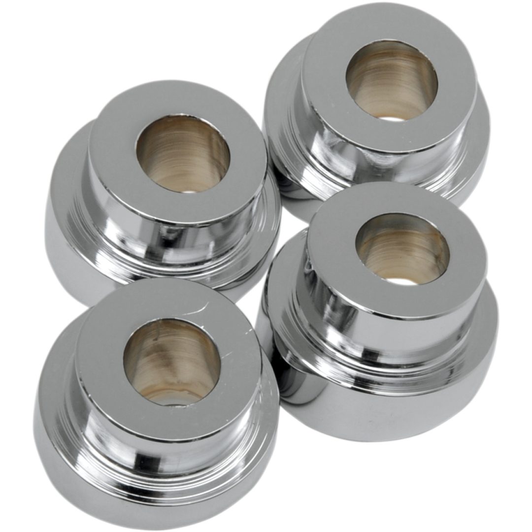Styrriserbussningar 10° Krom Aluminium LA CHOPPERS ADAPTERS RSR ANGLE 10 CHR – bild 2