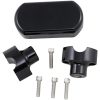 Styrriserkit Solid Svart Gloss LA CHOPPERS RISERS W/SOLID TOP 1.5"BK – miniatyr 2