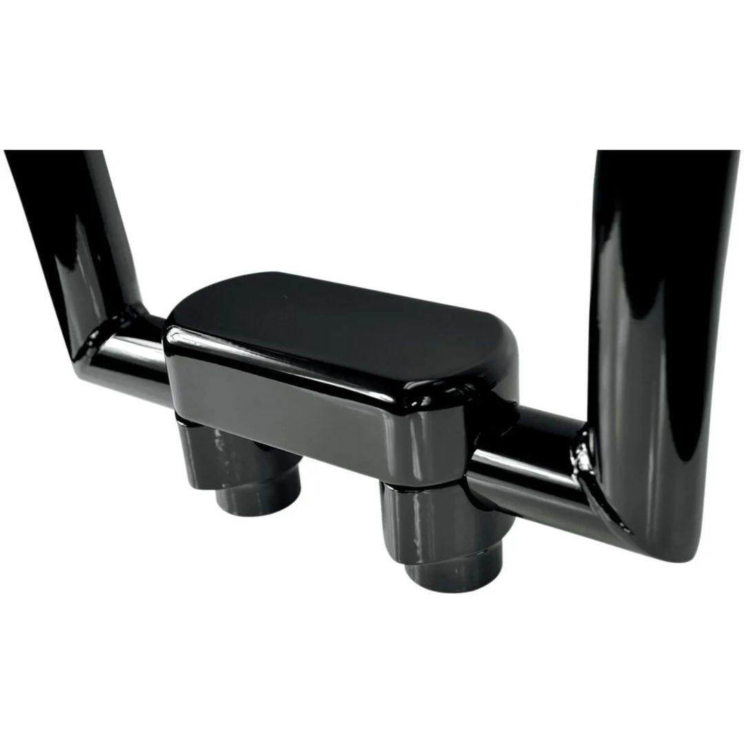 Styrriserkit Solid Svart Gloss LA CHOPPERS RISERS W/SOLID TOP 1.5"BK – bild 3