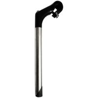 STYRSTAM CITY-BIKE/MTB 22.2mm SVART ALUMINIUM