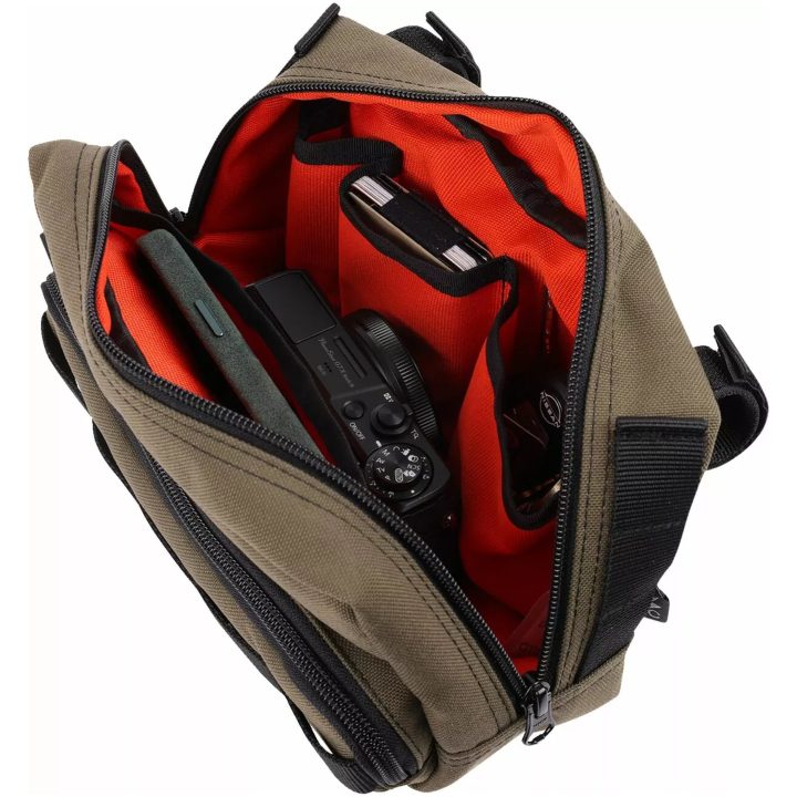 Styrväska Handlebar Bag Plus Grön Orange THRASHIN SUPPLY CO. – bild 3