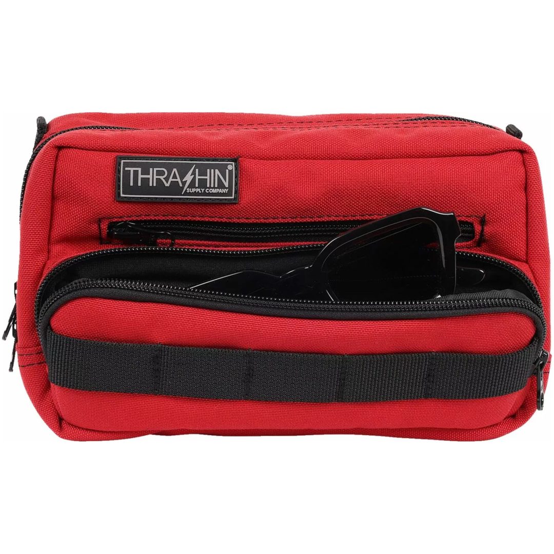 Styrväska Handlebar Bag Plus Röd Orange THRASHIN SUPPLY CO. – bild 3