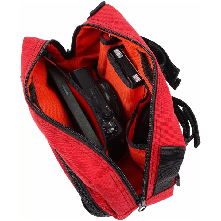 Styrväska Handlebar Bag Plus Röd Orange THRASHIN SUPPLY CO. – bild 6