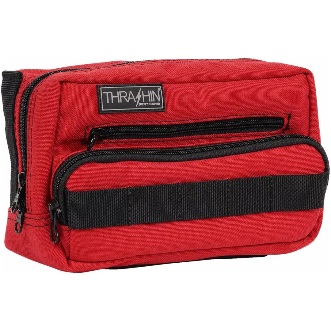 Styrväska Handlebar Bag Plus Röd Orange THRASHIN SUPPLY CO.