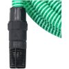 Sugslang med kopplingar mässing grön 1" PVC vidaXL 7 m – miniatyr 3