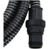Sugslang med kopplingar mässing svart 1" PVC vidaXL 7 m – miniatyr 4