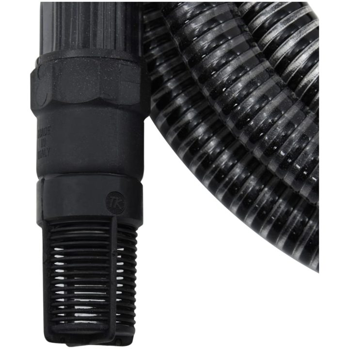 Sugslang med kopplingar mässing svart 1" PVC vidaXL 7 m – bild 5
