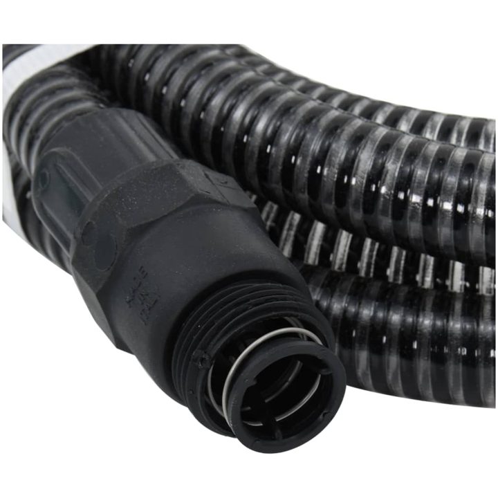 Sugslang med kopplingar mässing svart 1" PVC vidaXL 7 m – bild 7