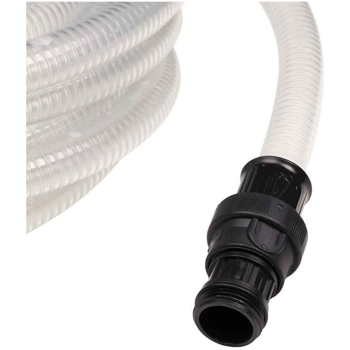 Sugslang med PVC-kopplingar transparent 1" PVC vidaXL 10 m – bild 6