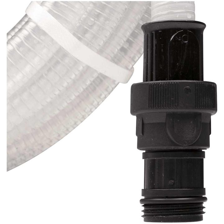 Sugslang med PVC-kopplingar transparent 1" PVC vidaXL 10 m – bild 8