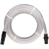 Sugslang med PVC-kopplingar transparent 1" PVC vidaXL 10 m – miniatyr 1