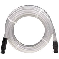 Sugslang med PVC-kopplingar transparent 1" PVC vidaXL