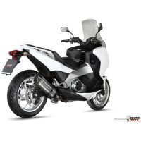 Suono Muffler Stainless Steel/Carbon End Cap Honda Integra 700 Mivv