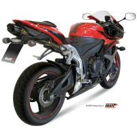 SUONO Stainless/Carbon End Cap Slip-On Honda CBR600RR Mivv