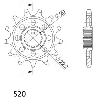 Supersprox Framdrev Sherco z13