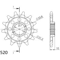 Supersprox Framdrev SU RM-Z450 13- z12