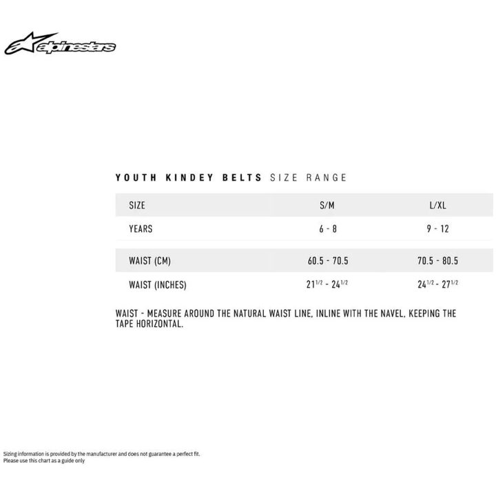 Supportbälte Barn Sequence Blå/Röd ALPINESTARS Small/Medium – bild 3