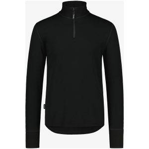 SVALA Tröja Merino Zip-Neck svart S
