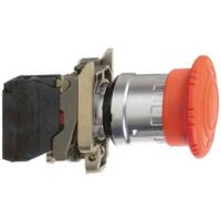 SVAMPTRYCKKN. XB4BS8445 RÖDRÖD 40MM VRIDÅTERST 1BR+1SL