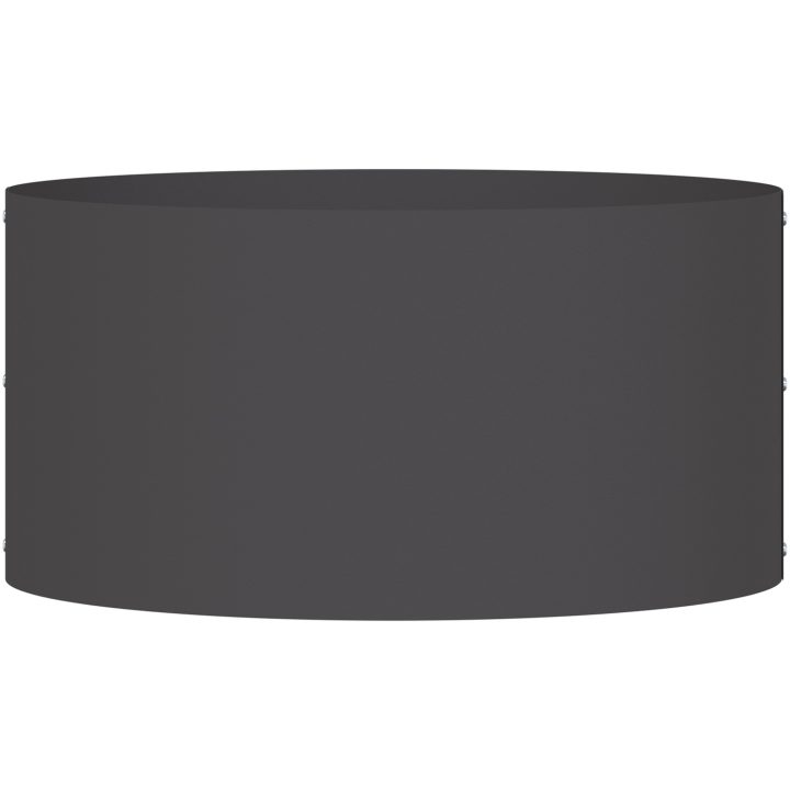 Svart Metallkruka Svart Metall Hållbar Metallkruka vidaXL Large – bild 5