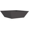 Svart Plastkruka Set vidaXL 50 x 50 x 15 cm – miniatyr 5