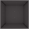 Svart Plastkruka Set vidaXL 50 x 50 x 15 cm – miniatyr 9
