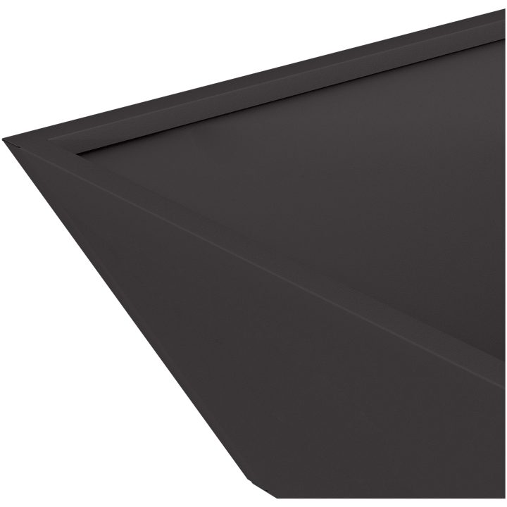 Svart Plastkruka Set vidaXL 50 x 50 x 15 cm – bild 10