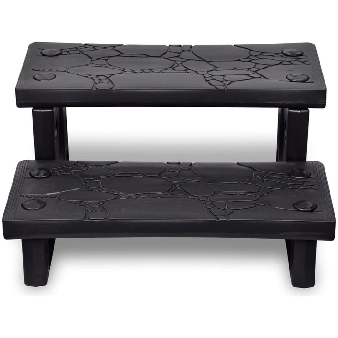 Svarta Spa Steg vidaXL – bild 2
