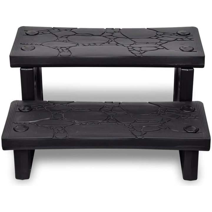 Svarta Spa Steg vidaXL – bild 2