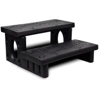Svarta Spa Steg vidaXL