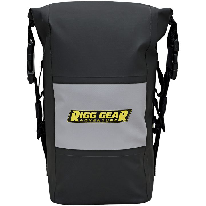 Svart/grå Vattentät Tail Bag Hurricane Riggpak NELSON-RIGG Bakväska – bild 13