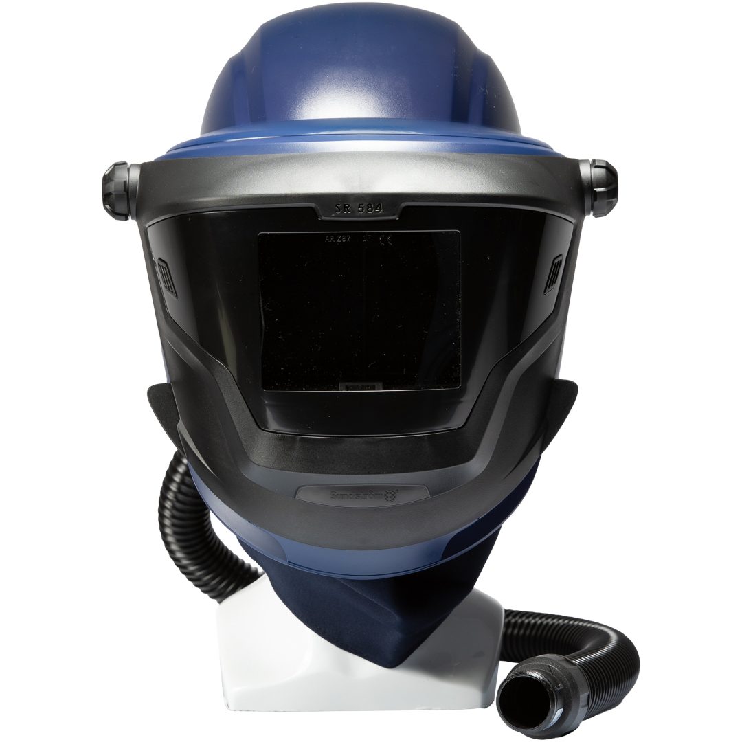 Svetsmask SR 584/SR 580 Fläktassisterat Blå Sundström – bild 2