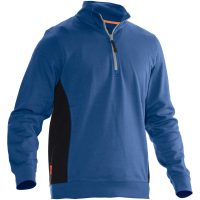 Sweatshirt 1/2-zip 5401 Practical Blå/Svart Jobman