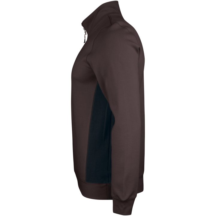Sweatshirt 1/2-zip 5401 Practical Brun/Svart Jobman XXXL – bild 2