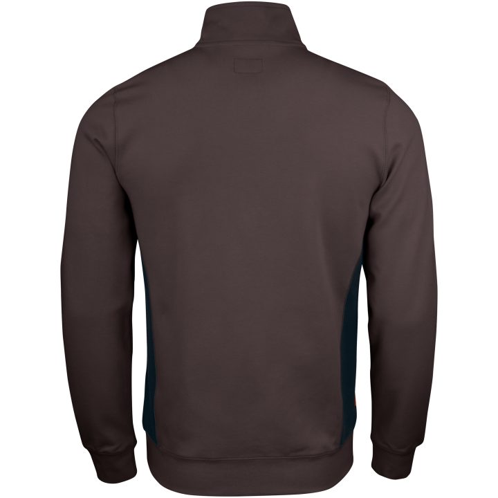 Sweatshirt 1/2-zip 5401 Practical Brun/Svart Jobman XXXL – bild 3