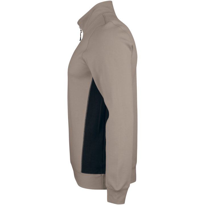 Sweatshirt 1/2-zip 5401 Practical Khaki/Svart Jobman XXXL – bild 2