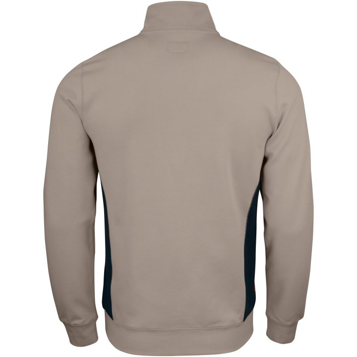 Sweatshirt 1/2-zip 5401 Practical Khaki/Svart Jobman XXXL – bild 3