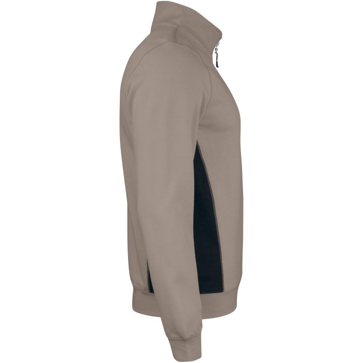 Sweatshirt 1/2-zip 5401 Practical Khaki/Svart Jobman XXXL – bild 4