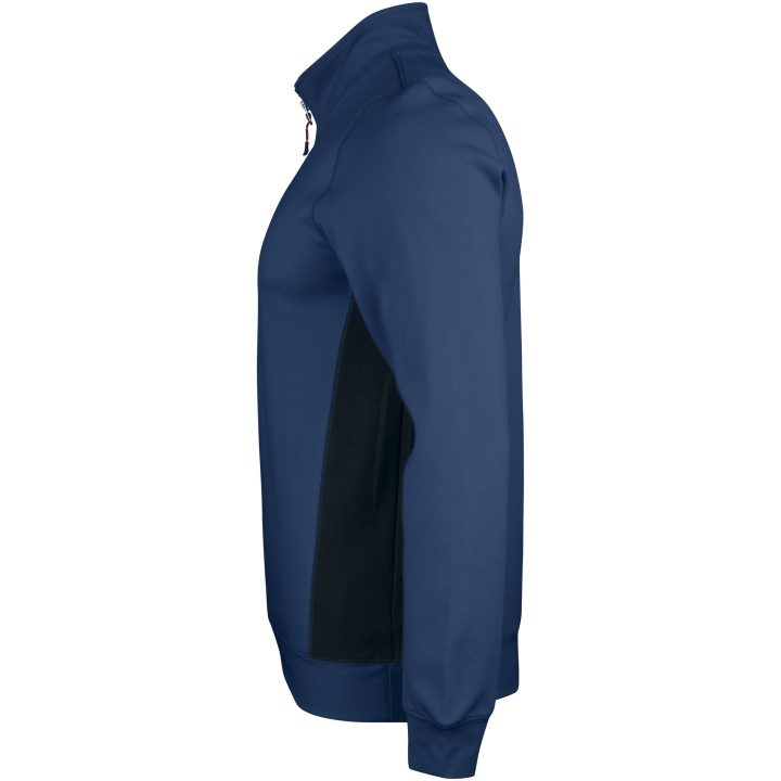 Sweatshirt 1/2-zip 5401 Practical Marin/Svart Jobman XXXL – bild 2